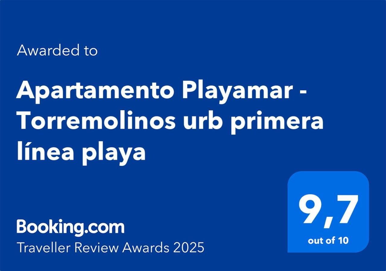 Apartamento Playamar - Torremolinos Primera Linea Playa Dış mekan fotoğraf